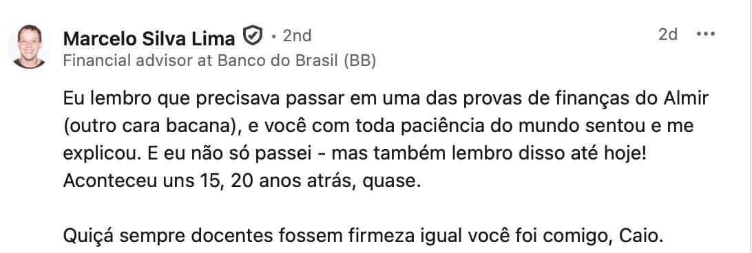 Marcelo Silva Lima, Financial Advisor at Banco do Brasil