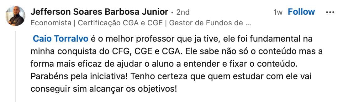 Jefferson Soares Barbosa Junior, Economista