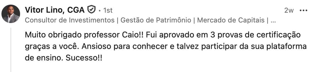 Vitor Lino, CGA